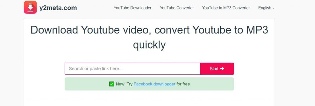 Download Lagu dari YouTube Menjadi MP3 Melalui Situs Y2Meta