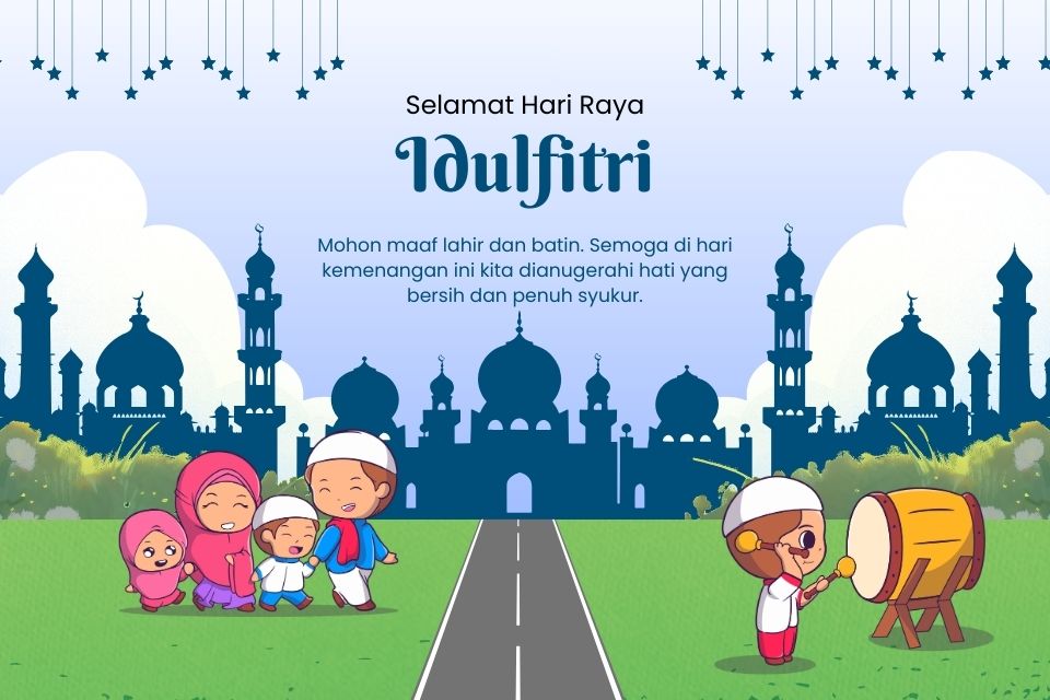 Gambar Ucapan Lebaran 2026 Kata-kata Penuh Makna