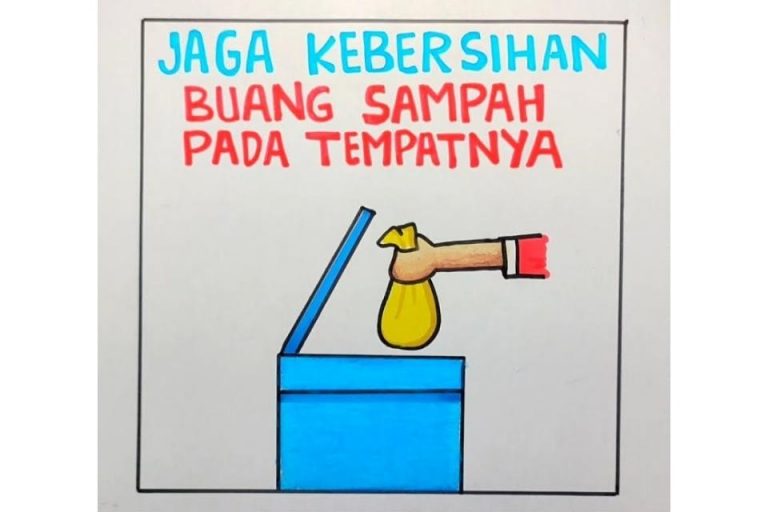 12 Contoh Gambar Poster Lingkungan Yang Mudah Digambar Yang Menarik Dan ...