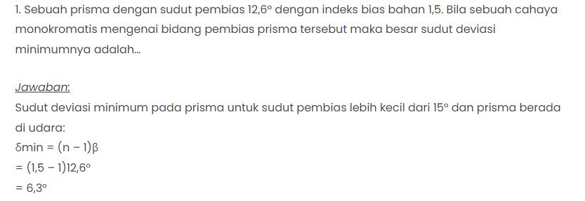 Kumpulan Contoh Soal Gelombang Cahaya SMA Kelas 11 dan Pembahasannya Lengkap