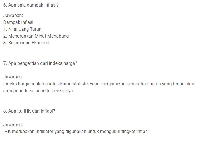 Kumpulan Contoh Soal Indeks Harga Kelas 11 Dan Jawabannya, Pilihan ...