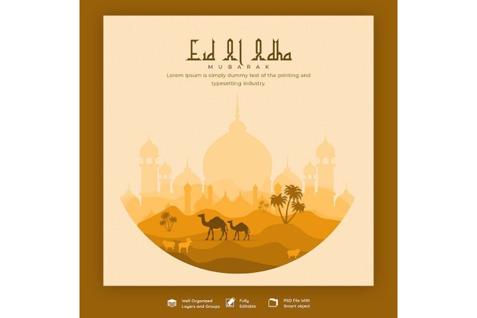 Stiker Ucapan Hari Raya Idul Adha 2023, Gratis Download!