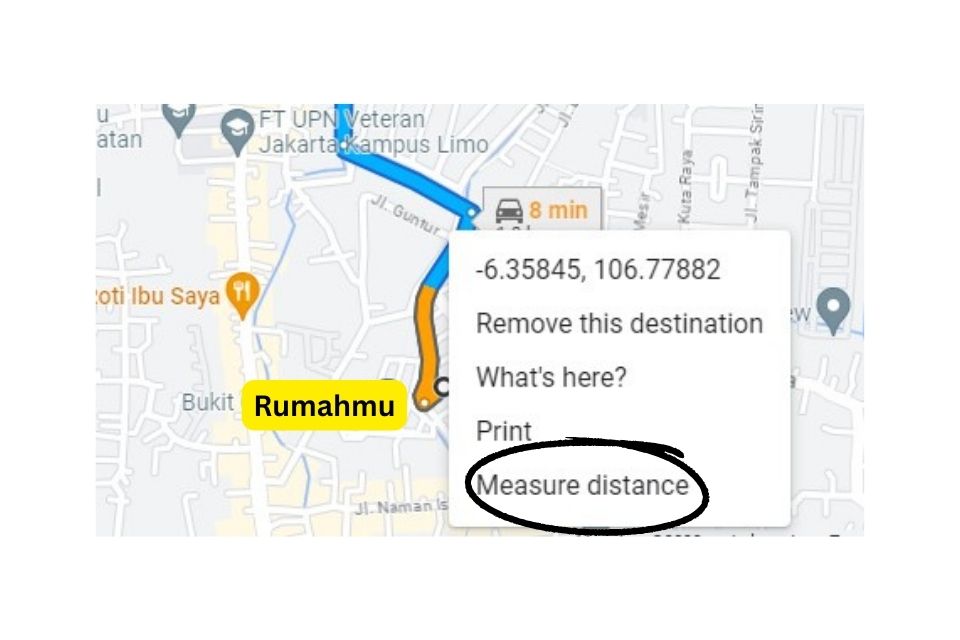 cara mengetahui jarak rumah ke sekolah lewat Google Maps untuk daftar sekolah PPDB 