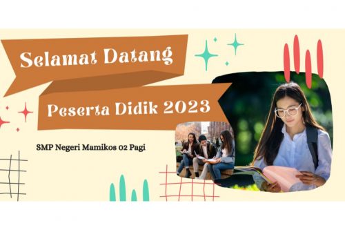 12 Contoh Banner Dan Spanduk Selamat Datang Peserta Didik Baru 2023 SD ...