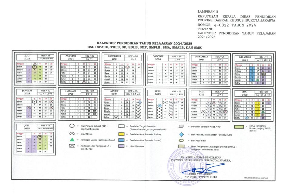 Kalender Pendidikan DKI Jakarta