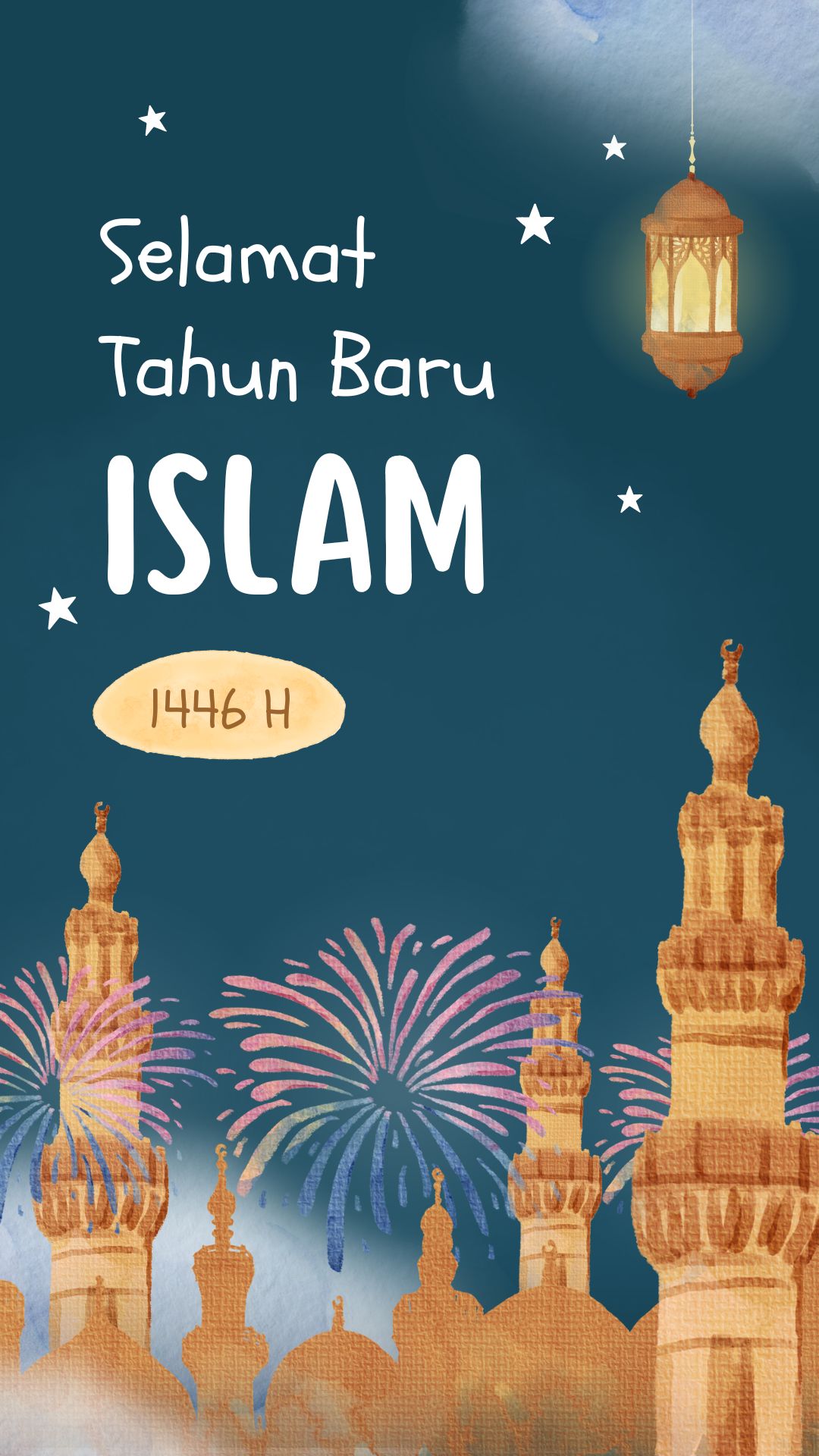 Poster Ucapan Selamat Tahun Baru Islam