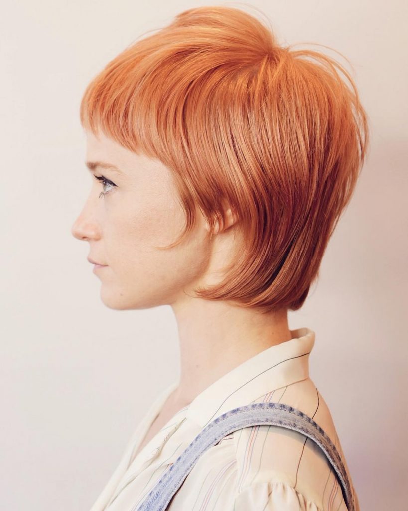 The mullet sebagai pilihan model rambut wanita terbaru 2023 yang cantik