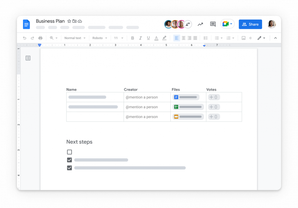 Google Documents﻿