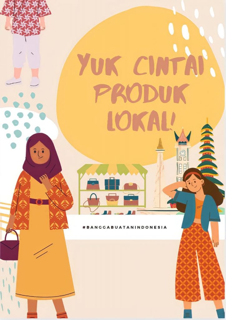 Poster cinta produk Indonesia 8