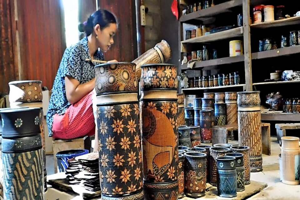 batik bambu