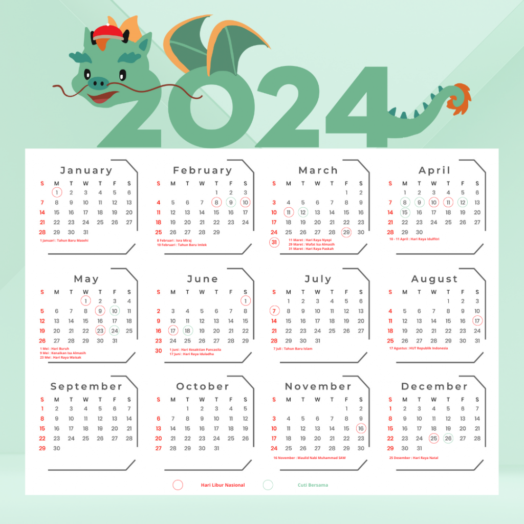 Kalender Hari Libur Nasional 2024