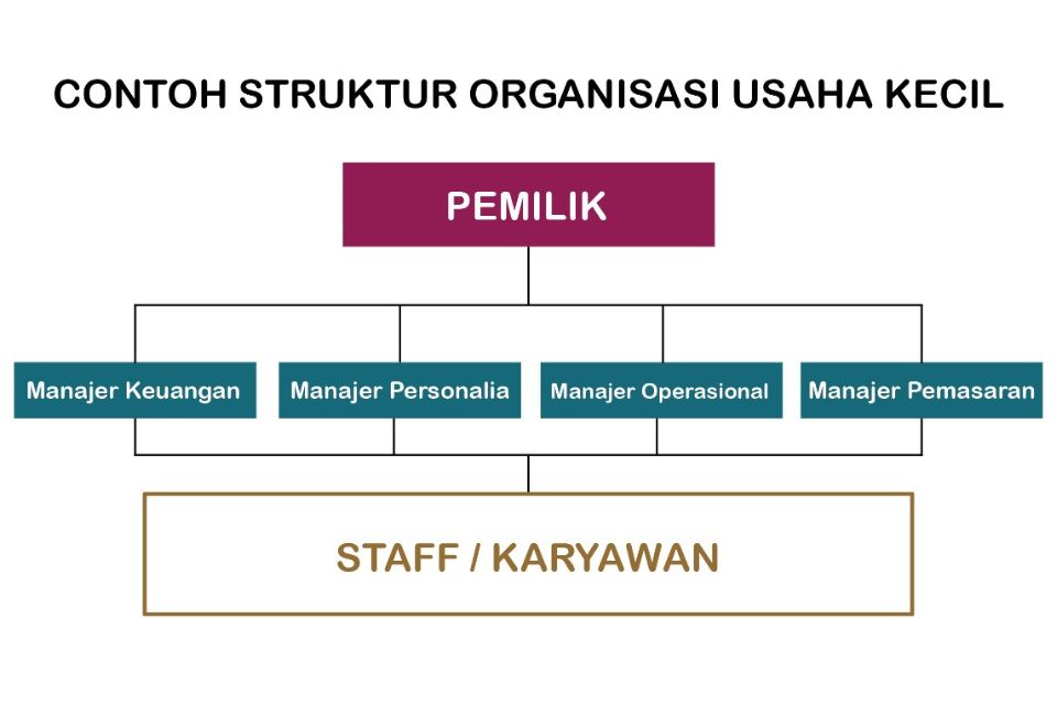 Contoh Struktur Organisasi Usaha Beserta Tugasnya Lengkap