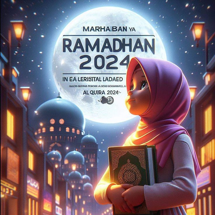 Foto Gambar Bulan Ramadhan Aesthetic dan Keren