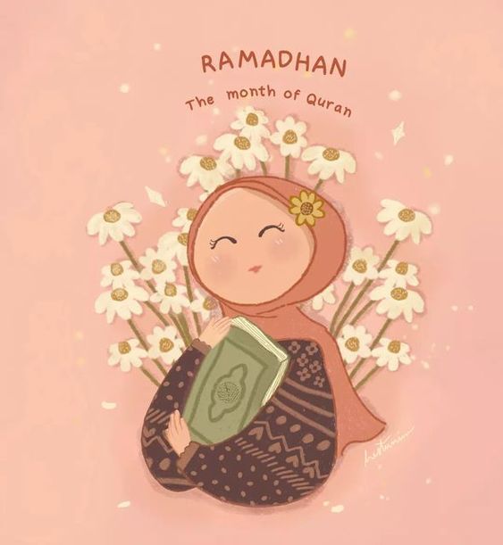 Foto Gambar Bulan Ramadhan Aesthetic dan Keren