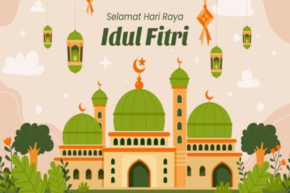 Gambar Ucapan Selamat Idul Fitri 2024 yang Keren dan Islami