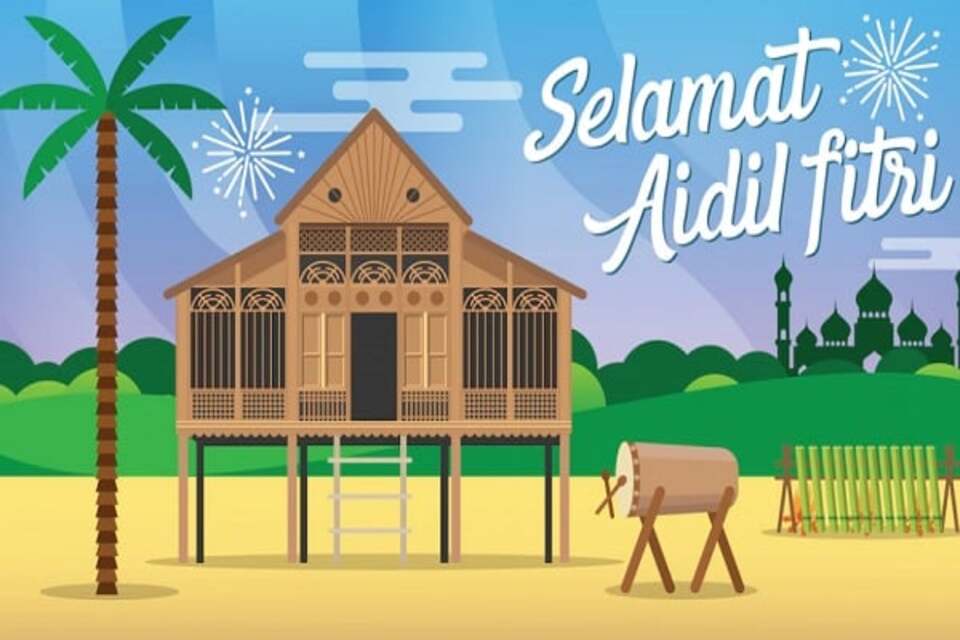 Gambar Ucapan Selamat Idul Fitri 2024 yang Keren dan Islami