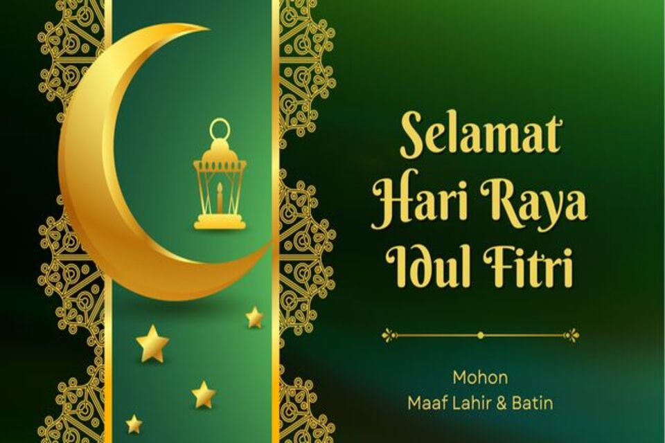 Gambar Ucapan Selamat Idul Fitri 2024 yang Keren dan Islami