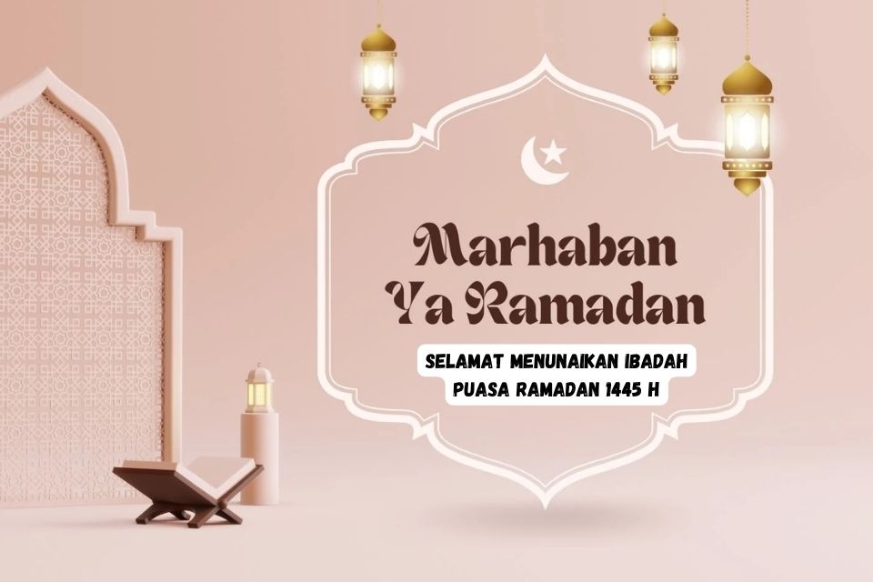 Tulisan Kata-kata Poster Menyambut Bulan Suci Ramadan 2024/1445 H