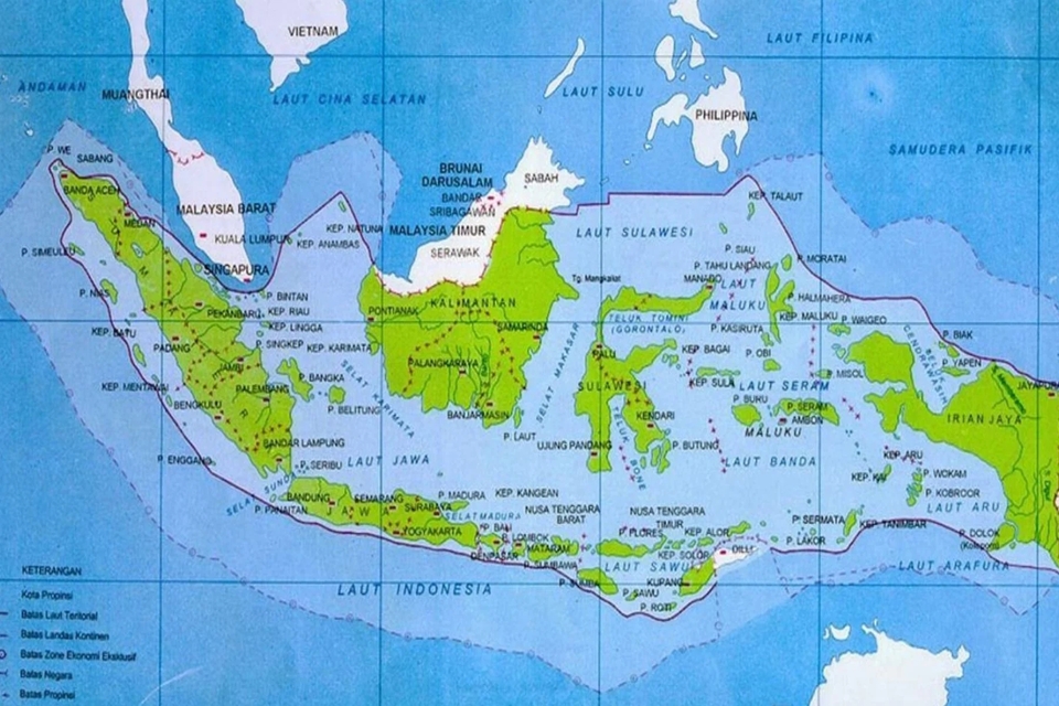 Jumlah Pulau di Indonesia beserta Provinsinya
