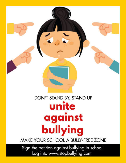 contoh poster stop bullying
