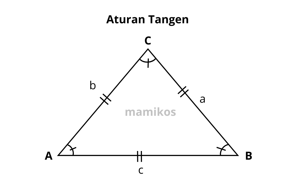 Materi Trigonometri Kelas 10 SMA - Aturan Tangen