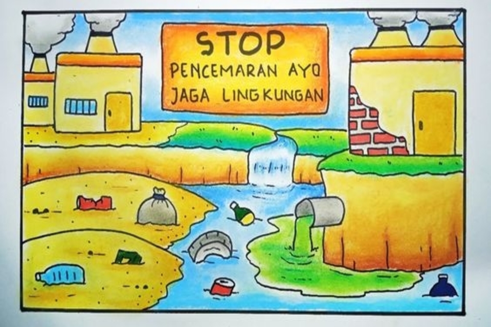 Contoh Poster Pencemaran Lingkungan