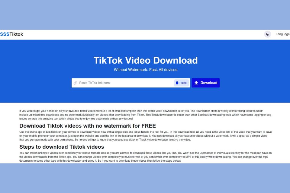 Download Foto TikTok Tanpa Watermark Tanpa Aplikasi Kualitas HD 