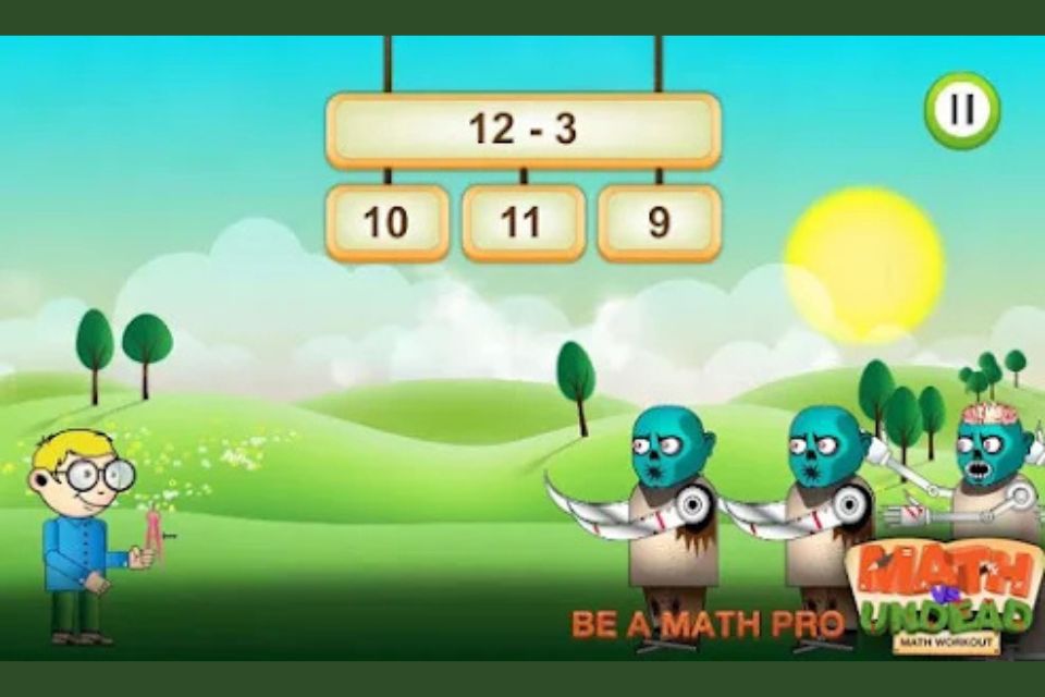 Game matematika math vs undead