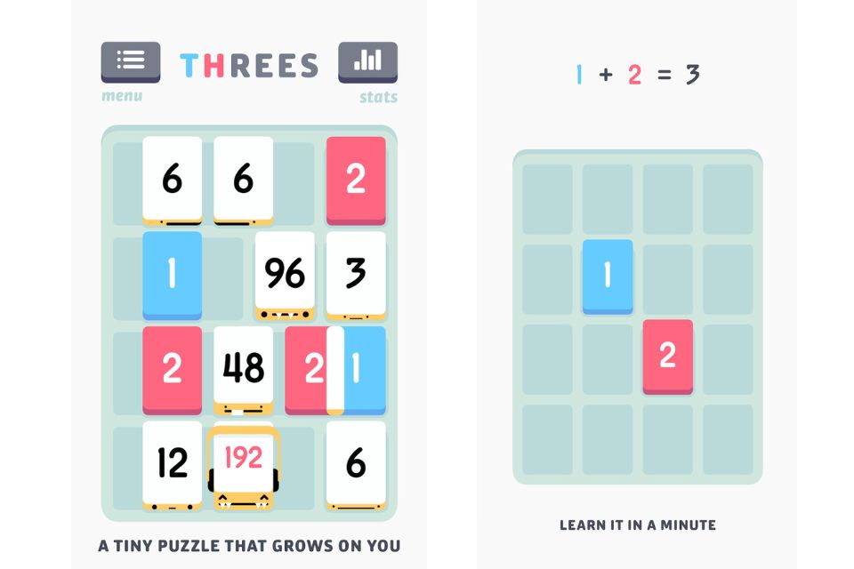 Game matematika threes