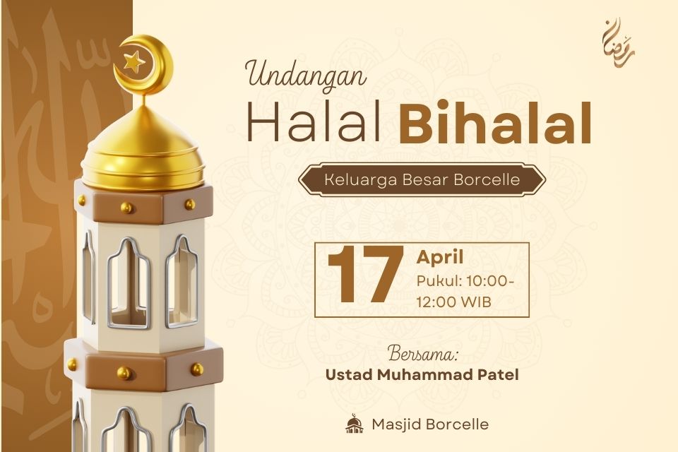 Contoh Background Spanduk Halal Bihalal