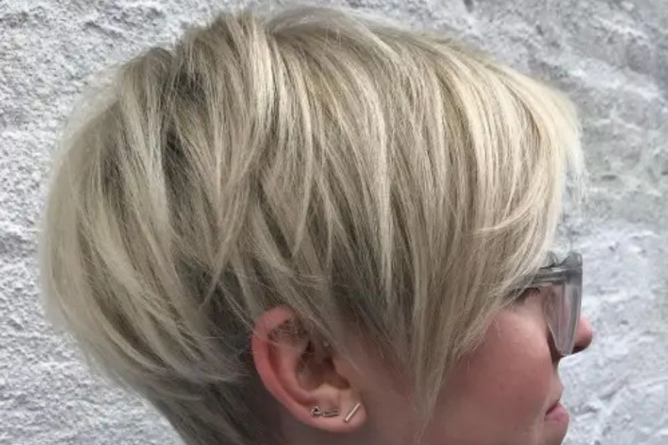7. Long Choppy Pixie Cut