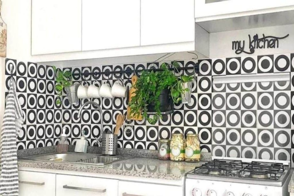 motif keramik untuk dinding dapur yang bagus