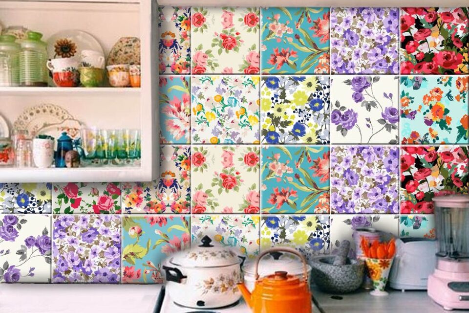 motif keramik untuk dinding dapur yang bagus