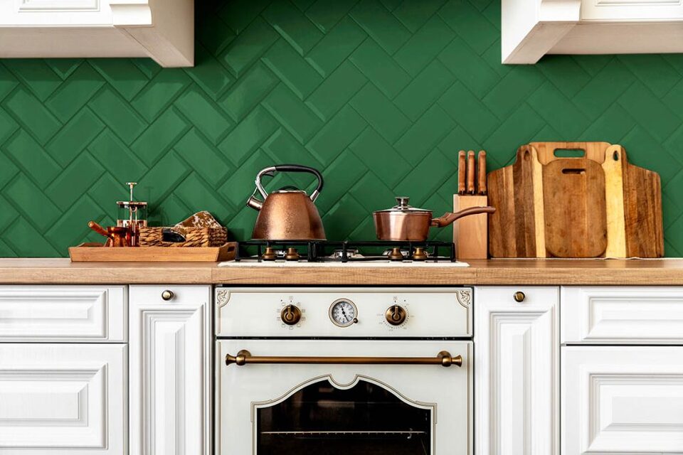 motif keramik untuk dinding dapur yang bagus