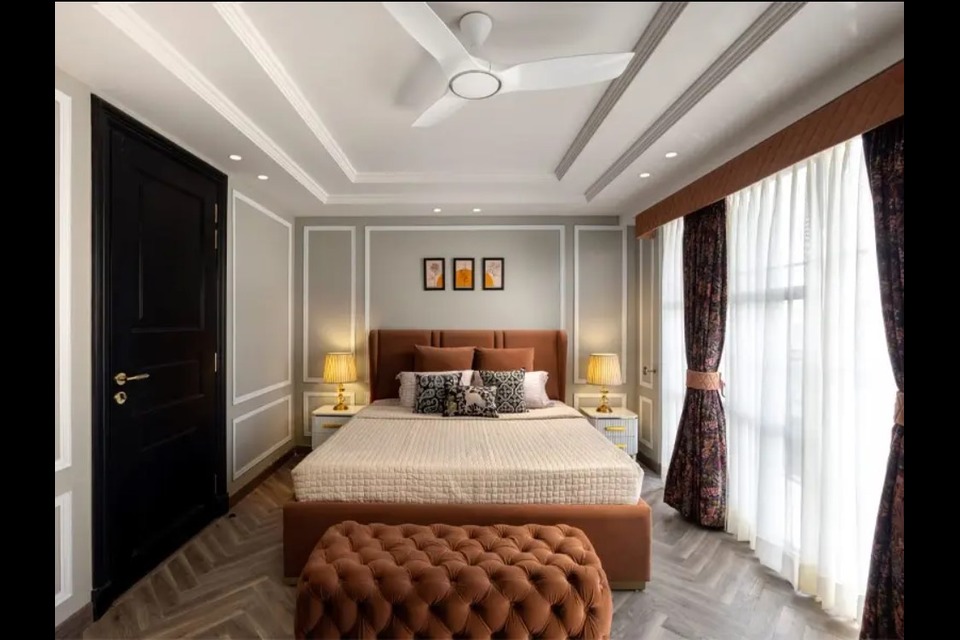 Plafon PVC untuk Kamar Tidur 3×3 Gaya Klasik Modern