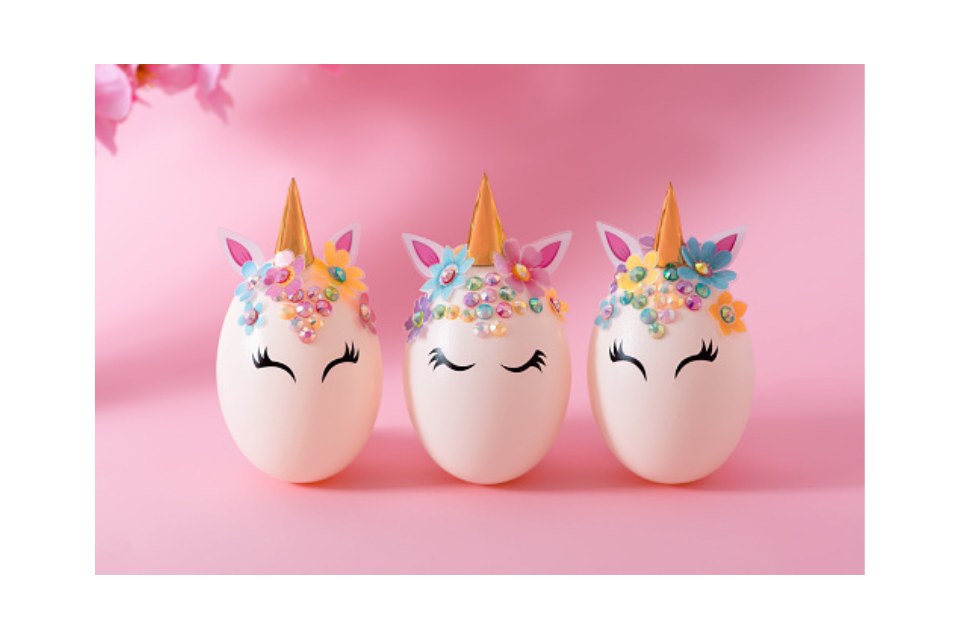 Inspirasi Telur Paskah Unicorn