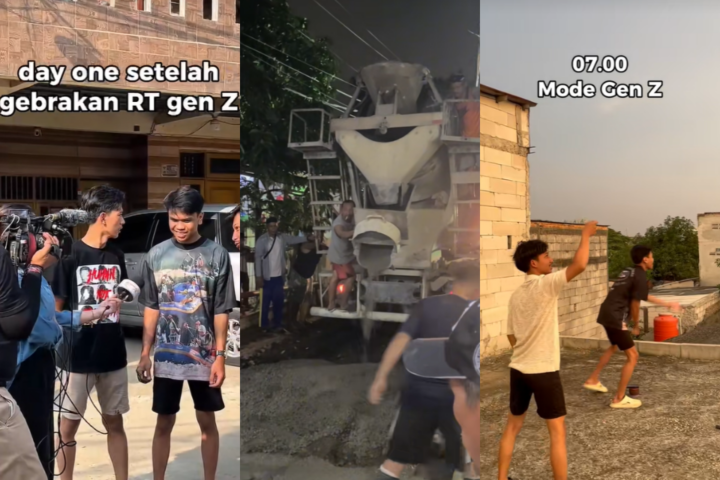 Sahdan Arya Maulana Ketua RT Gen Z Pimpin Perbaiki Jalan Rusak yang Viral, Ini Akun IG dan TikTok-nya