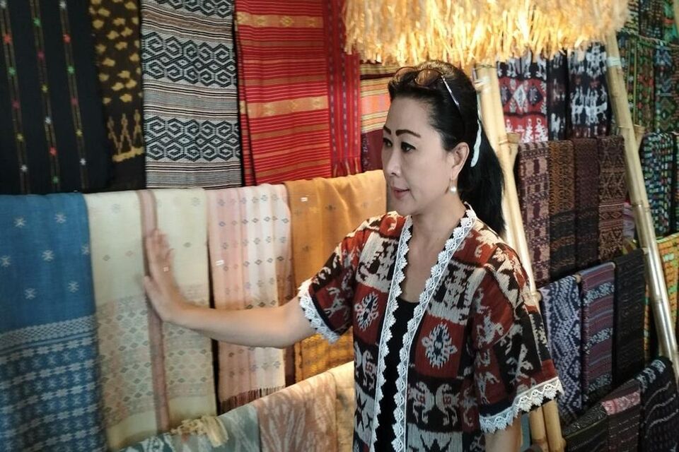 kain tenun songke manggarai NTT
