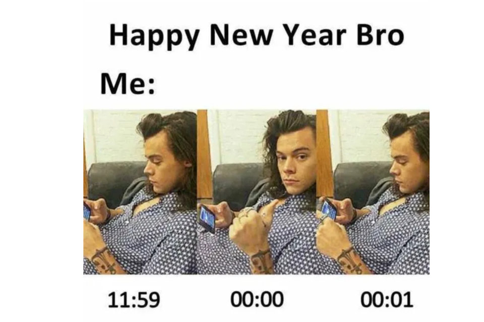 meme tahun baru 2026