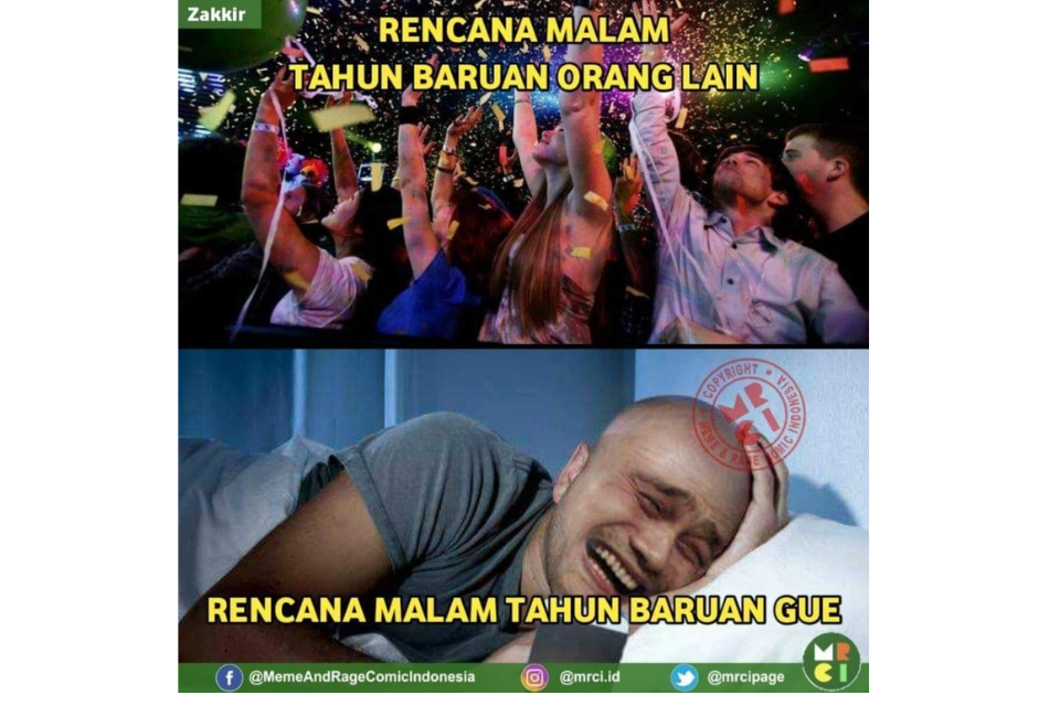 meme tahun baru 2026