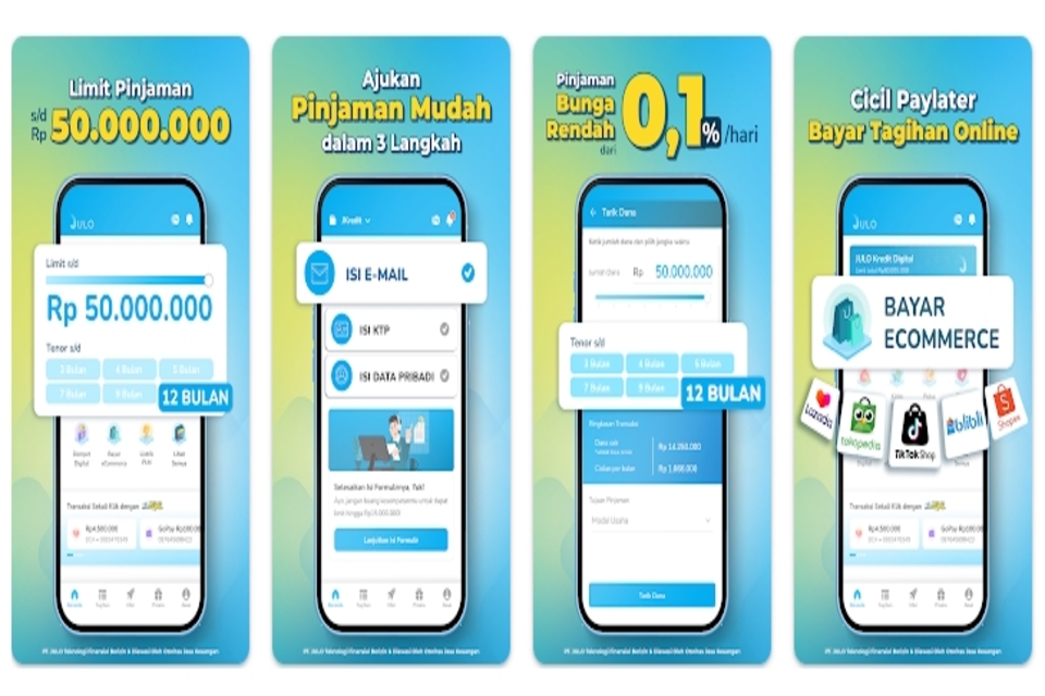 Pinjaman 500 ribu langsung bisa cair ke e-wallet 2026