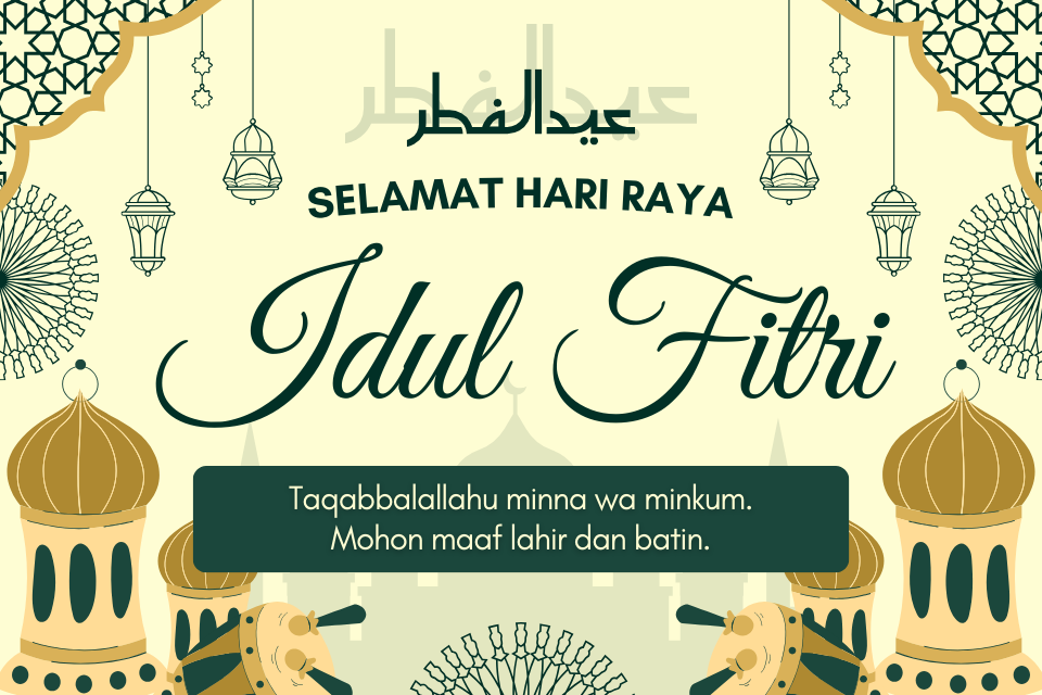 Contoh Kartu Ucapan Idul Fitri 2026