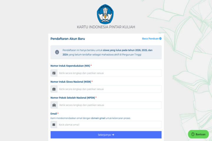 Cara Daftar KIP Kuliah 2026 via kip-kuliah.kemdiktisaintek.go.id, Ini Syarat dan Rincian Besaran Uang yang Diterima