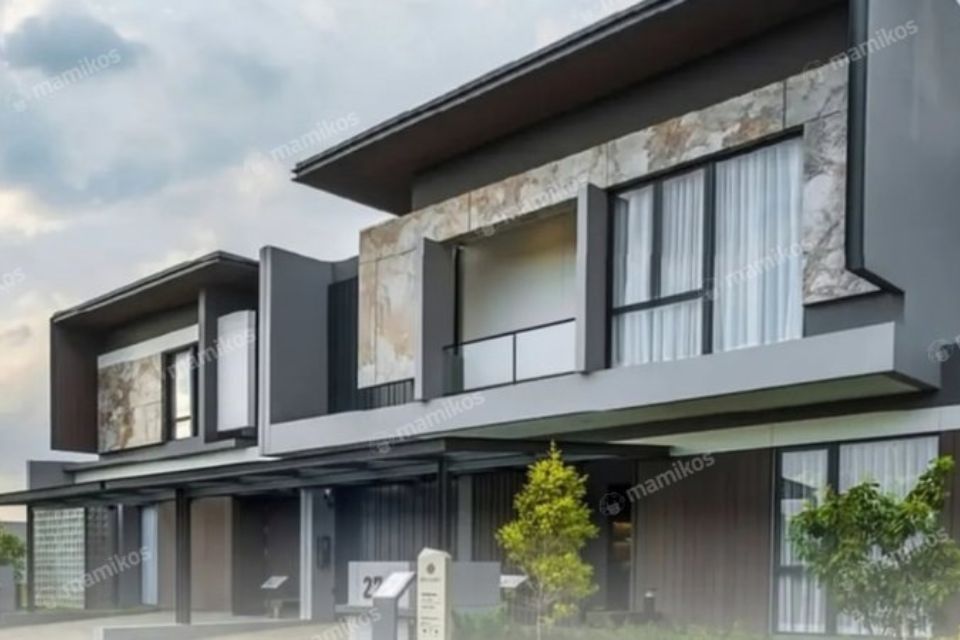 Rumah 2 Lantai Bergaya Modern Kontemporer Harga Rp4,6 M - Daftar Harga Rumah Dijual di Summarecon, Bandung, Murah dan Banyak Pilihan!
