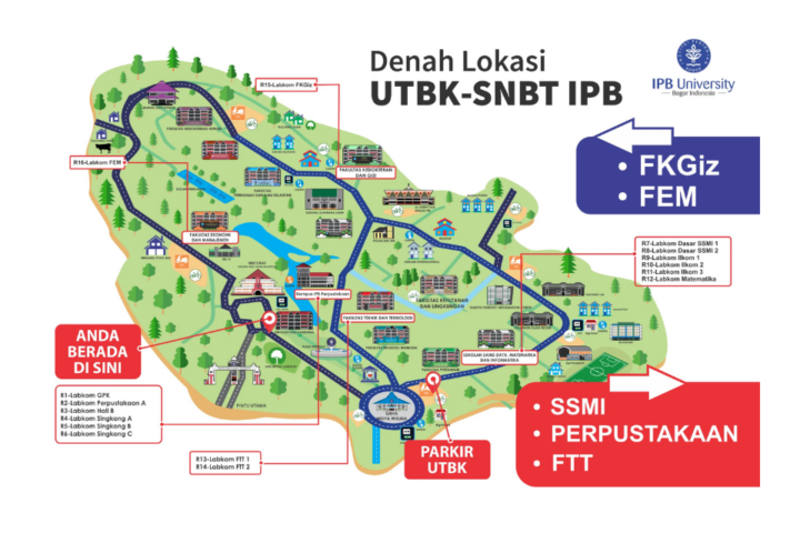 10 Link Peta Lokasi Tempat Ujian UTBK 2026 di Berbagai Kampus, Ada UNDIP, IPB, UB, hingga UNJ
