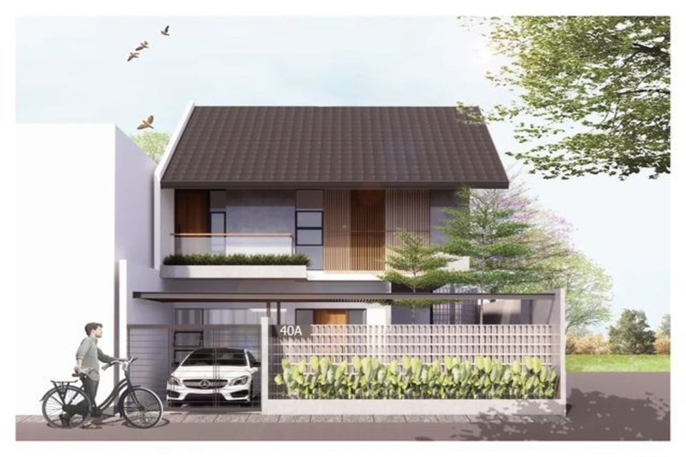 Gambar desain rumah minimalis modern 1 dan 2 lantai