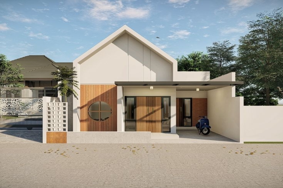 Gambar desain rumah minimalis modern 1 dan 2 lantai