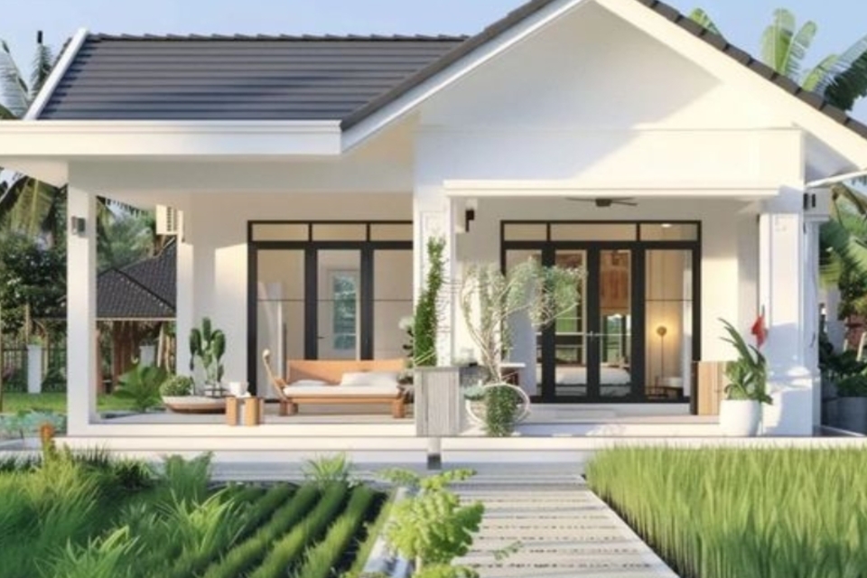 Gambar desain rumah minimalis modern 1 dan 2 lantai