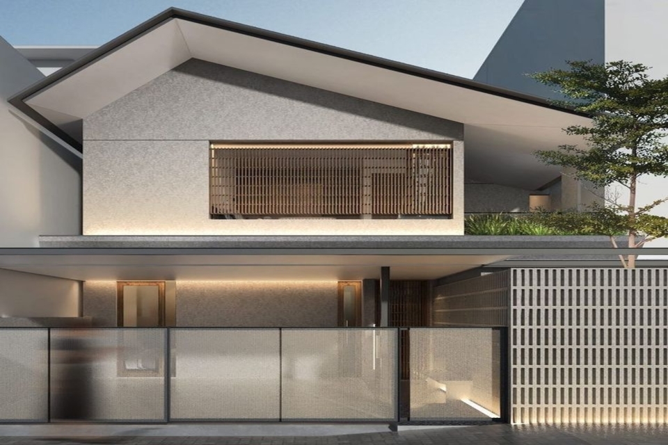 Gambar desain rumah minimalis modern 1 dan 2 lantai