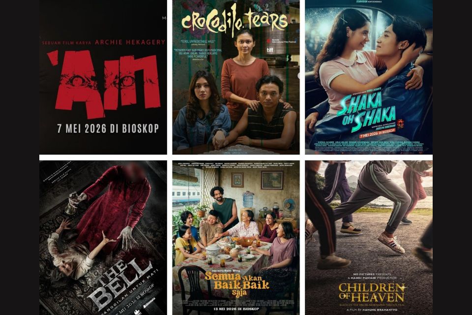 24 Film Bioskop yang Akan Tayang Bulan Mei 2026, dari Indonesia Hingga Hollywood, Ini Jadwalnya